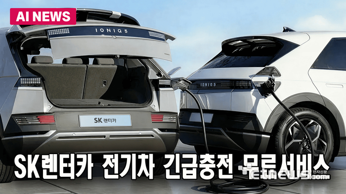 SK렌터카 '전기차 긴급충전' 무료 서비스