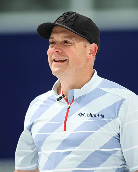 미국 컬링 국가대표팀 대체 선수 리치 루오호넨(54). 사진=미국 올림픽 국가대표팀