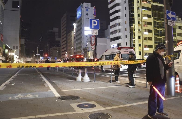 일본 오사카의 대표적 유흥·상업 지구인 도톤보리에서 10대 남학생 3명이 칼에 찔려 1명이 숨지고 2명이 중상을 입는 사건이 벌어졌다. 사진=엑스
