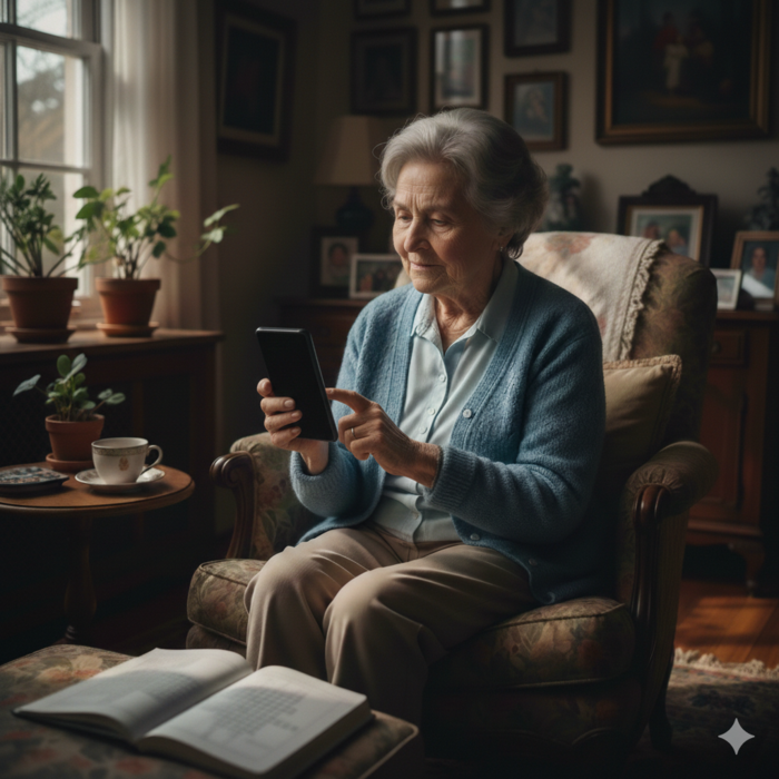 중국에서 고령화가 빠르게 진행되는 가운데 외로움과 대인 관계 단절로 온라인 사용에 과도하게 의존하는 노년층이 늘고 있다는 지적이 제기됐다. 사진=제미나이