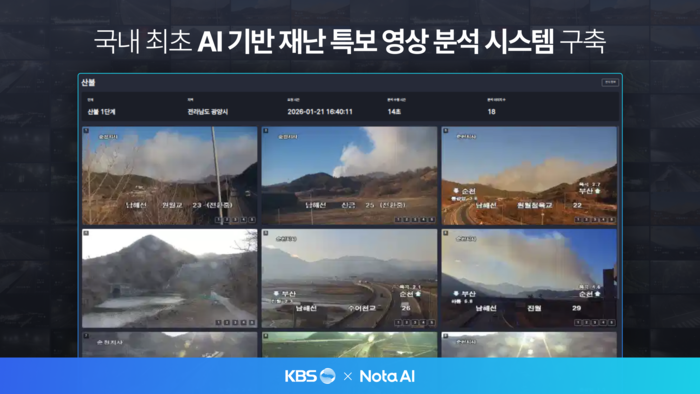 노타, AI 기반 KBS 재난 뉴스특보 워크플로우 구축