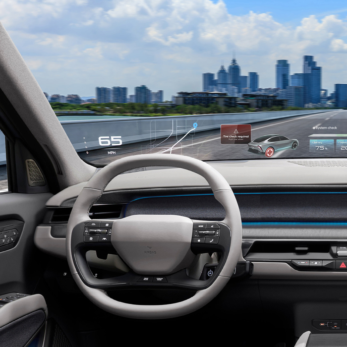 현대모비스 헤드업 디스플레이.