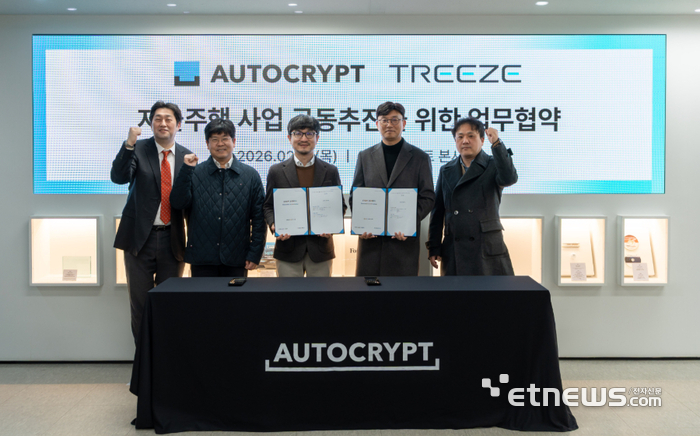 아우토크립트-트리즈, 자율주행 사업 확대 위한 MOU 체결