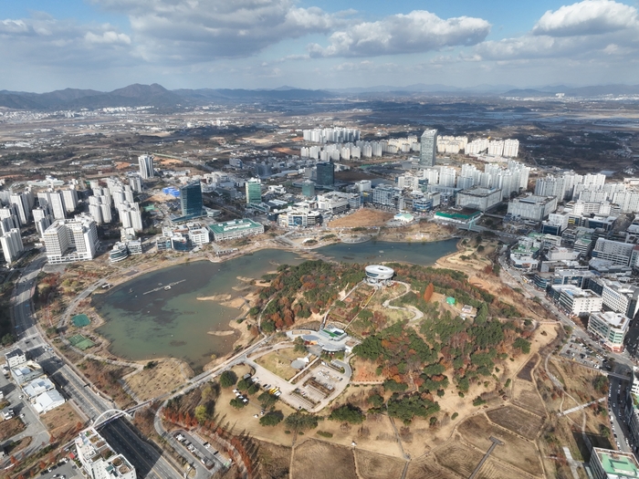 나주 빛가람혁신도시 전경.