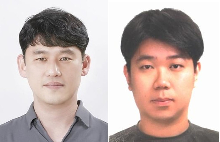 송현곤 UNIST 교수팀(왼쪽부터 송 교수, 정도솔 연구원)