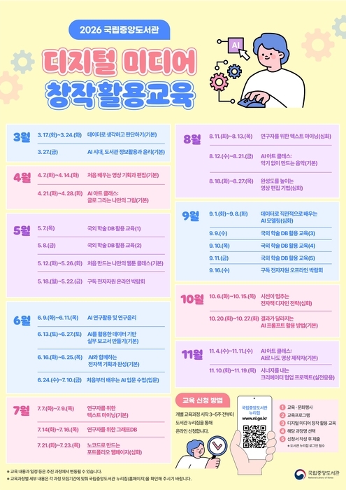 국립중앙도서관 디지털 미디어 창작활용교육 / 국립중앙도서관