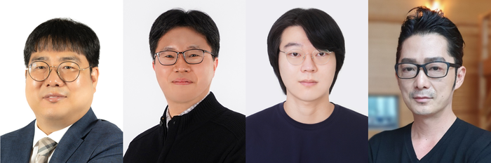 (왼쪽부터) DGIST 유우경·김진해 교수, 전주형 석박통합과정생, KBSI 이영호 박사