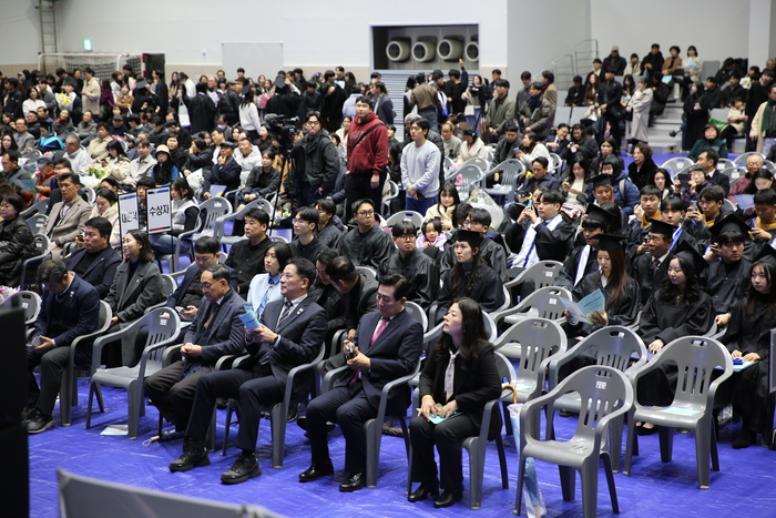 국립목포대 '2025학년도 전기 학위수여식'.