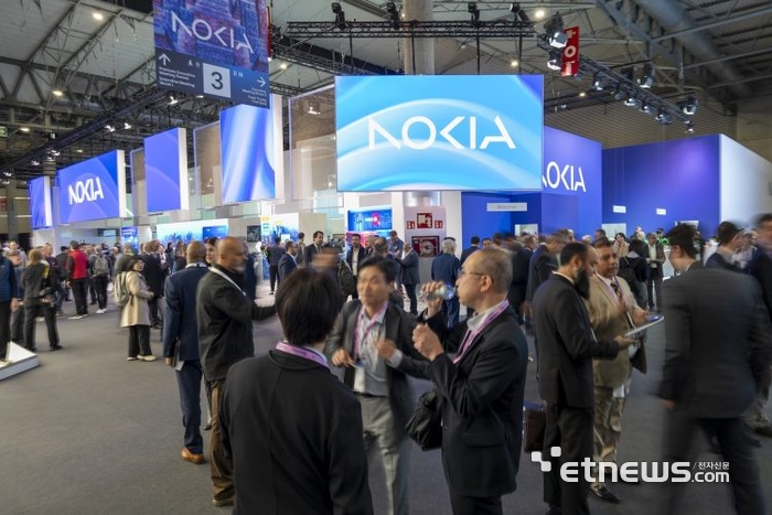 MWC26 노키아 부스 전경