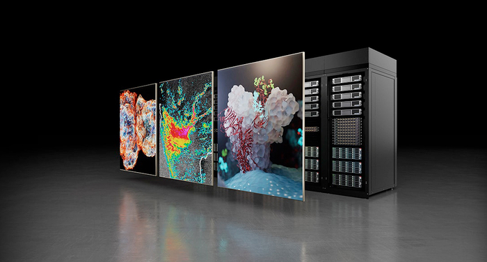 NVIDIA Quantum InfiniBand 플랫폼은 데이터센터에서 수천 개 노드를 초저지연·초고속으로 연결해, 대규모 AI 연산과 데이터 전송을 효율적으로 수행할 수 있게 해주는 네트워크 기술이다 / NVIDIA