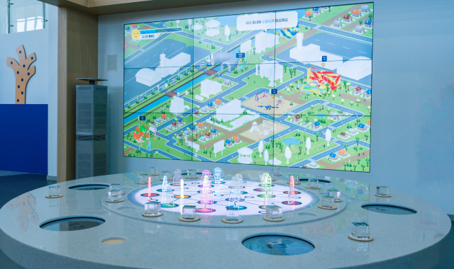 '도시에 살아요'. 장소: 상설전시 2. / 국립어린이박물관