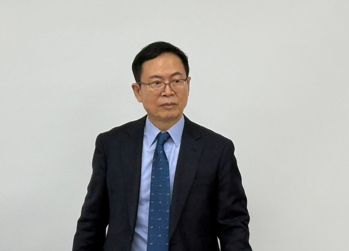 이형세 한국디지털교육협회장이 6일 열린 정기총회에서 취임사를 하고 있다. (사진=이지희 기자)