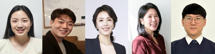 사진 왼쪽부터 이수민, 박성원, 김지희, 차미영 KAIST 교수, 양재석 전남대 교수.