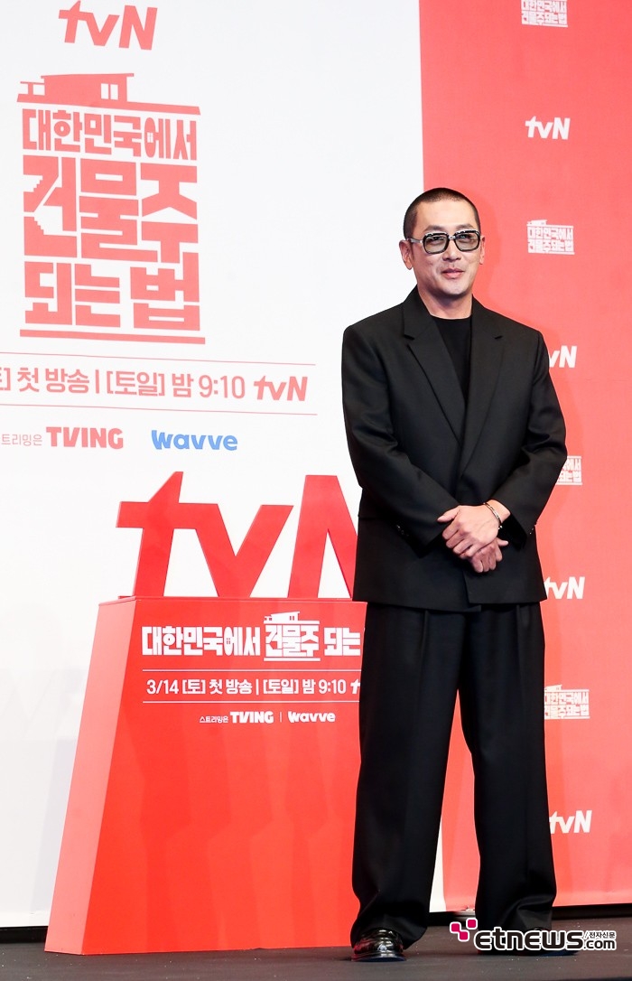 [ET포토] 하정우, '회색옷은 못입어요'