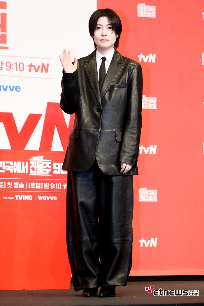 [ET포토] 심은경, '스타일리시한 레더 패션'