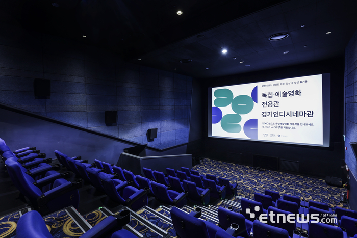 경기인디시네마관 모습.