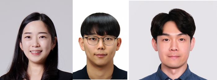 왼쪽부터 이안나 포스텍 교수, 이정락 박사, 강홍재 KIMM 박사