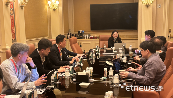 전자신문 HIMSS 2026 현장 좌담회가 지난 9일(현지시간) 미국 라스베이거스 베네시안 호텔에서 열렸다.