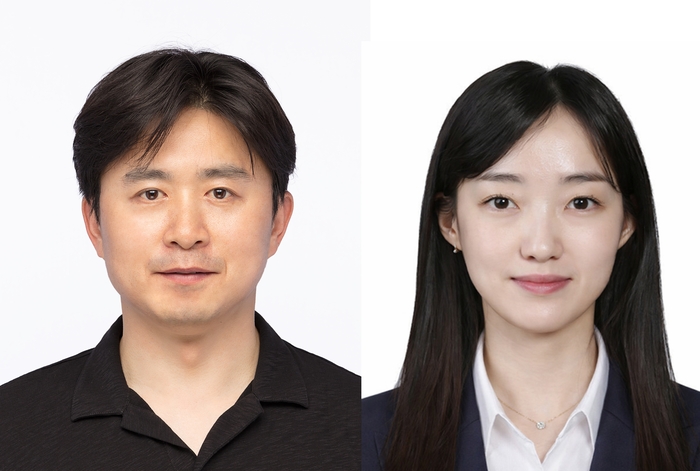 김원종 포스텍 교수(왼쪽)와 공동제1저자 이지혜 박사