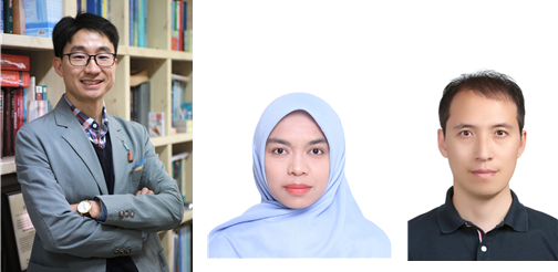 왼쪽부터 이종수 경희대 응용물리학과  교수, 라마툴 히다야티 박사, 김진희 연구교수(사진=경희대)