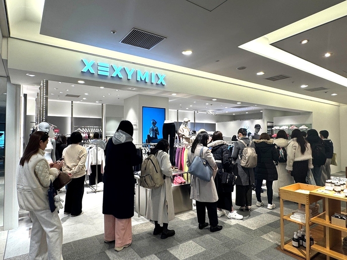젝시믹스, 日 오모테산도 힐스에 5호 매장 오픈