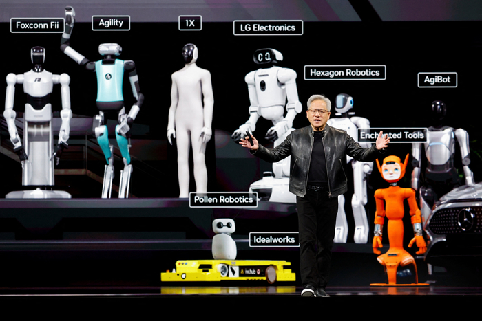 엔비디아 GTC 2026에서 기조연설 하는 젠슨 황