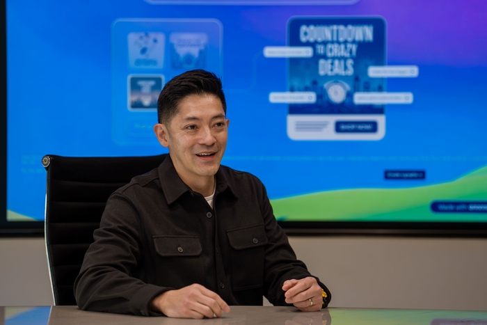 그랜트 리 감마 CEO가 한국기자단과 인터뷰하고 있다. ⓒ감마