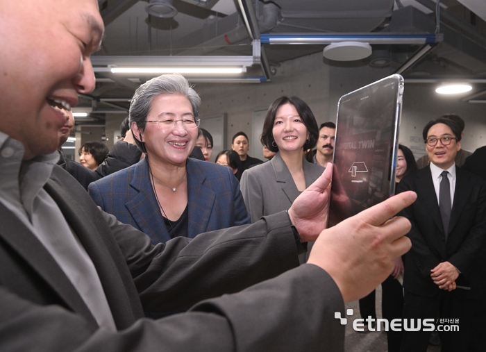 [포토] 리사 수 AMD CEO, 네이버 방문