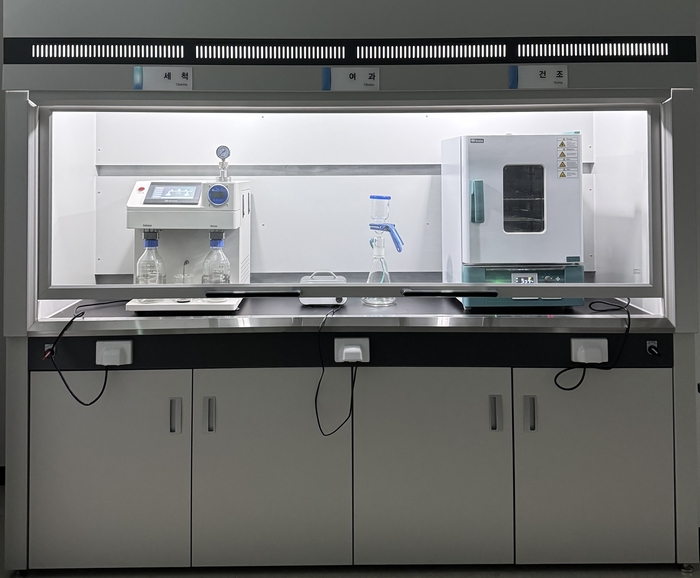 산소용 압력계 세척 및 청정도 검사 시스템