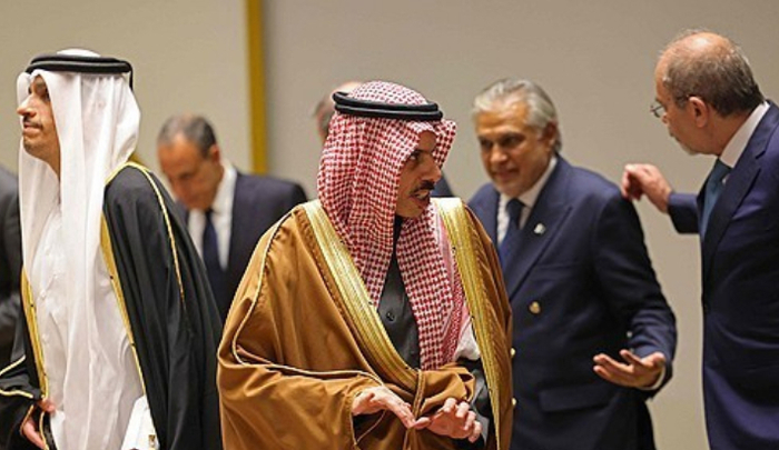 아랍 및 이슬람 지역 외무장관 회의 참석자들. 사진=연합뉴스