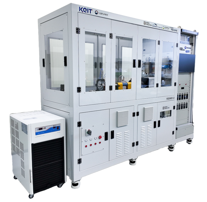 베어링 및 접지부품 회전체 평가 장비_측면