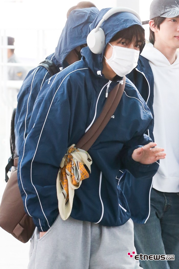 [ET포토] BTS 뷔, '굿모닝'