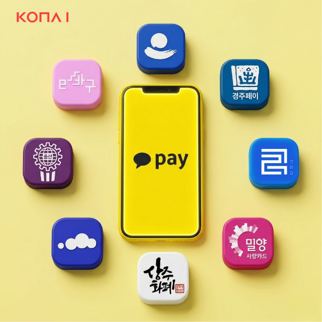 코나아이, 카카오페이 간편결제 연동 전국 확대…지역사랑상품권 모바일 결제 전국 시대 열어