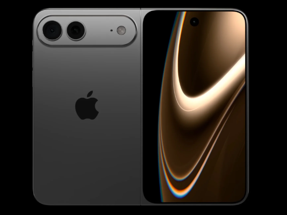 폴더블 아이폰 렌더링. 사진=엑스