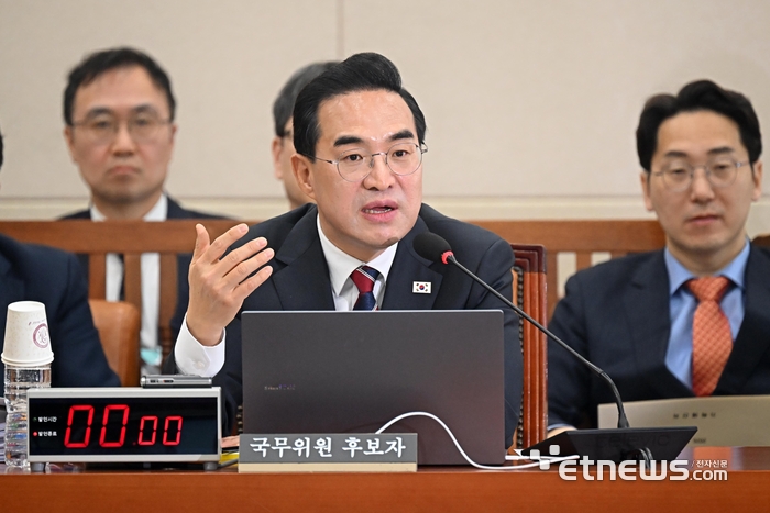 [포토] 답변하는 박홍근 예산처 장관 후보자