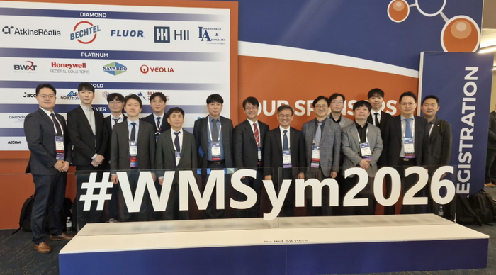 한국수력원자력이 지난 8일부터 12일(현지시간) 세계 최대 방폐물학회인 'WM(Waste Management) 2026 심포지아'에 참가해 K-원전의 우수성을 세계에 알렸다. 사진 출처 : 한수원