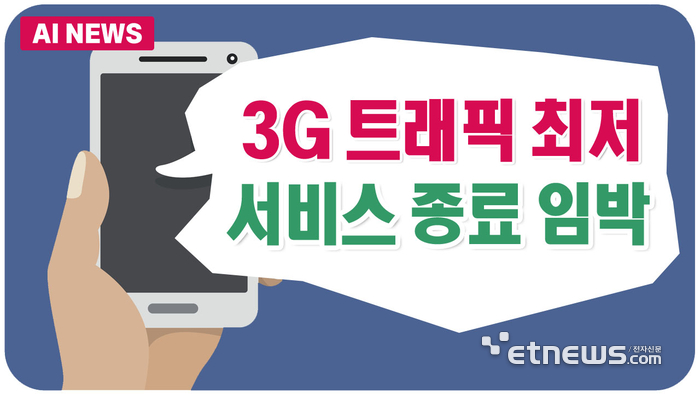 3G 트래픽 최저치 경신…종료 논의 급물살