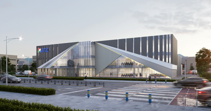 비투지가 내년 가동 계획인 부산 기장군 GaN 반도체 웨이퍼 공장( 비투지 기장 캠퍼스) 예상도