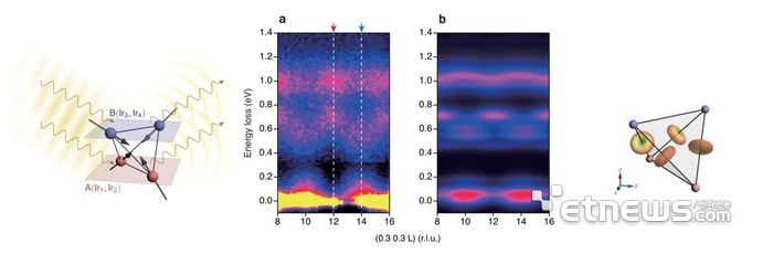 이리듐 산화물에서 포착된 양자 얽힘의 간섭 신호와 스핀 사극자 질서 이미지