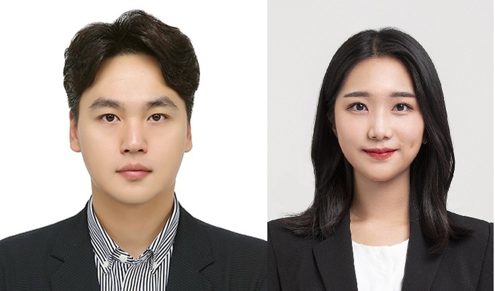 왼쪽부터 박준용 교수와 윤서한 신소재공학과 박사과정(제1저자)