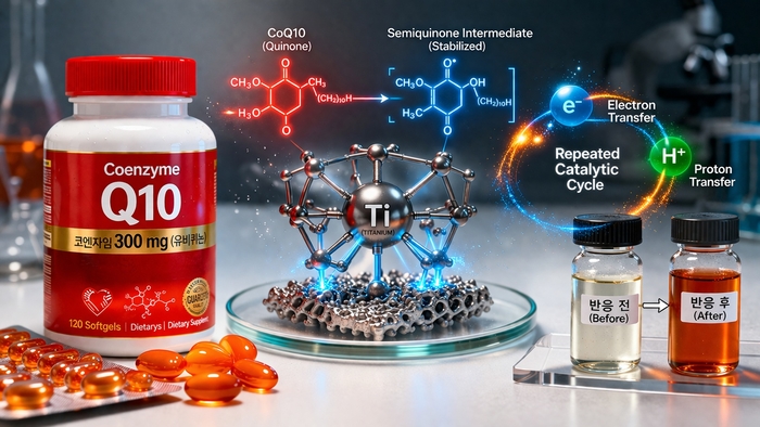 KAIST는 코엔자임 Q10을 모방한 신개념 촉매 기술을 개발했다. (AI 생성 이미지)