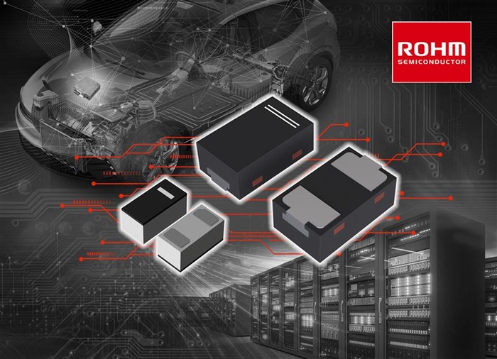 로옴, 10Gbps 이상 고속 인터페이스 대응 ESD 보호 다이오드 개발