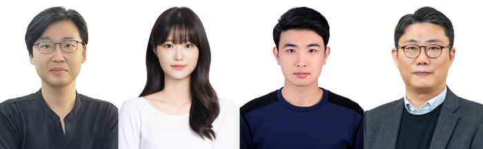 왼쪽부터 이상한 교수, 육연지 석박통합과정생, 고등광기술연구원 김도겸 박사후연구원, 이창열 수석연구원.