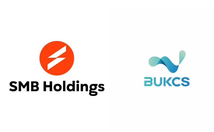 에스엠비홀딩스 CI(좌) 및 BUKCS CI(우). 사진=에스엠비홀딩스