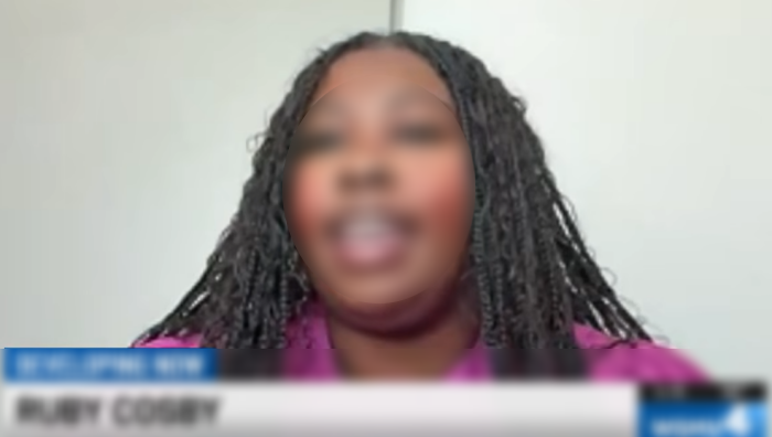 체형을 이유로 탑승권을 취소 당한 미국 승객 루비 코스비. 사진=유튜브(WSMV) 캡처