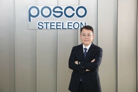 천시열 포스코스틸리온 대표이사. 포스코스틸리온
