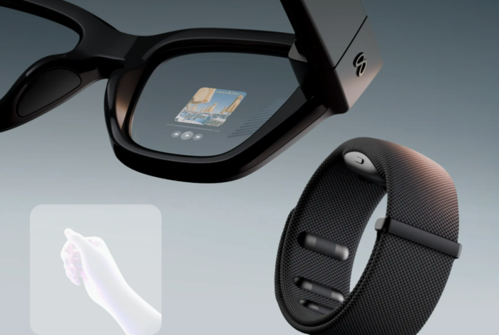 메타가 지난해 선보인 AR 글라스 '메타-레이벤 디스플레이'. 〈사진 메타 홈페이지 캡쳐〉