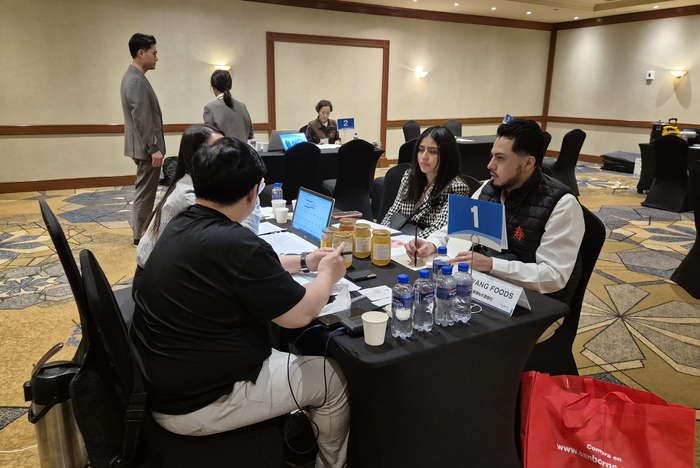 전남도 수출 상담회.