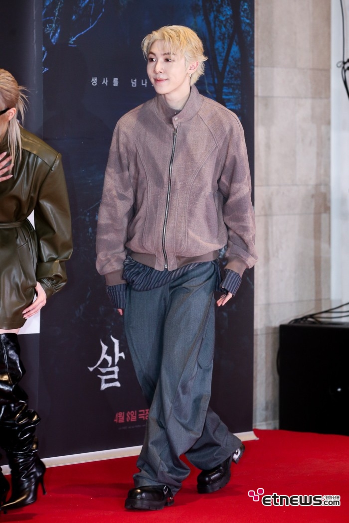 [ET포토] 올데이프로젝트 우찬, '잘생김 흩날리며'