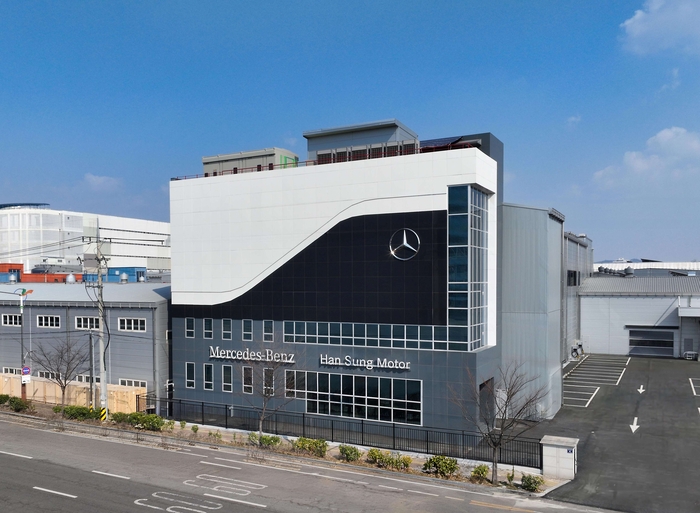 한성자동차 인천 서비스센터 전경